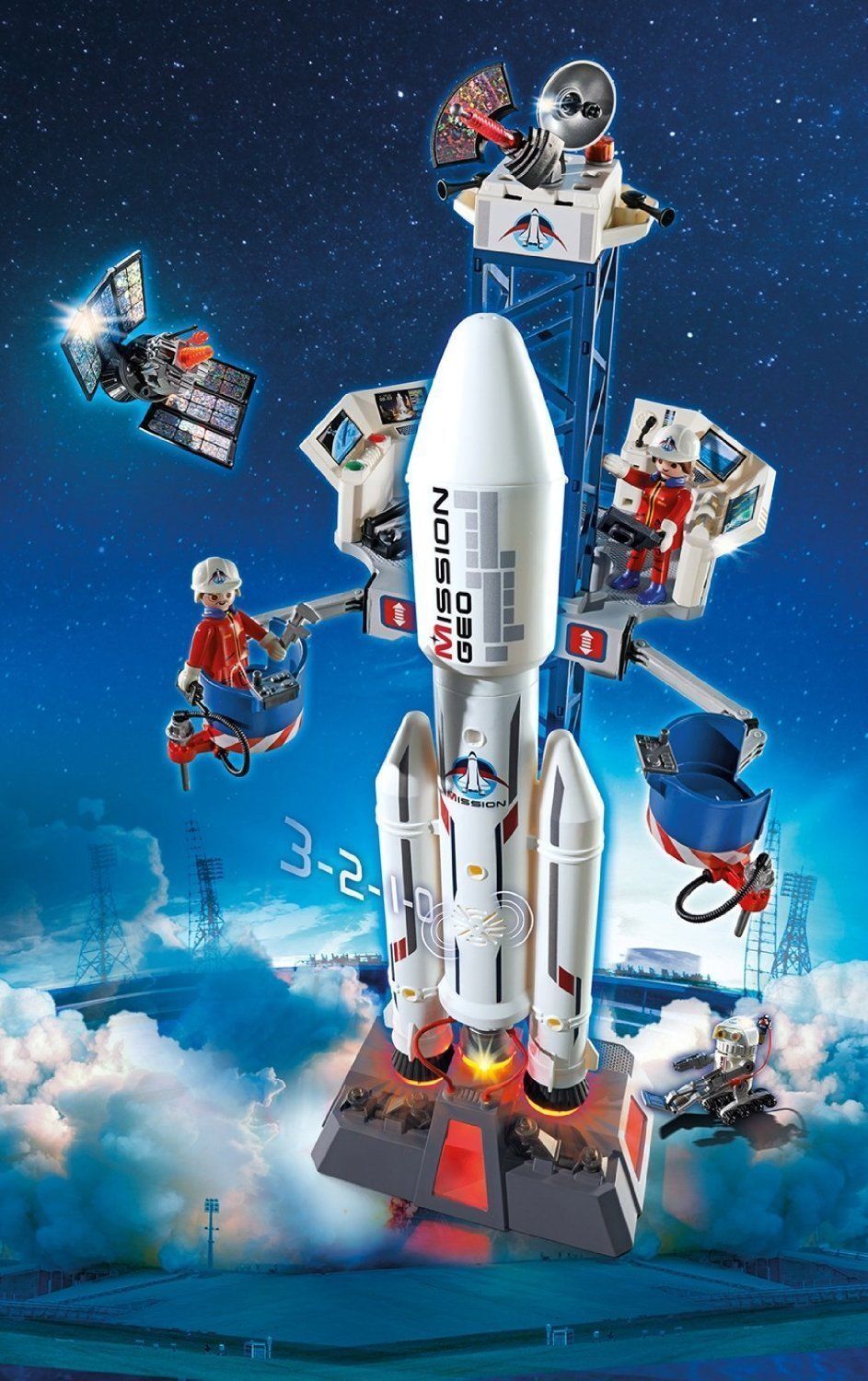 Buy Playmobil - Space Rocket with Base Station 6195