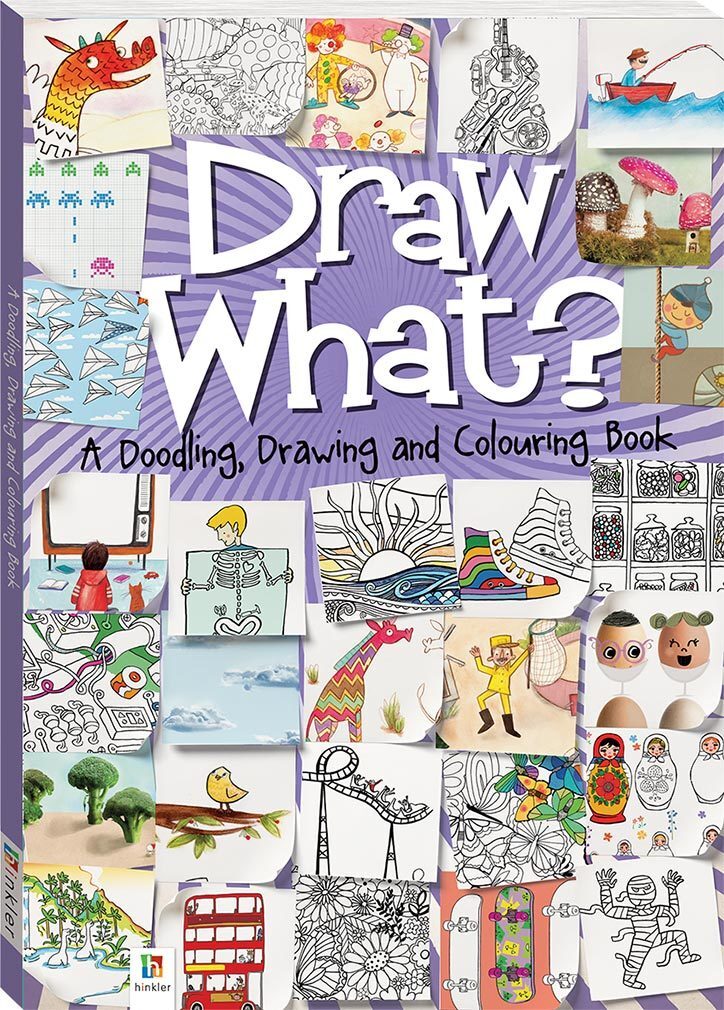 Buy Hinkler Draw What? A Doodling, Drawing and Colouring Book