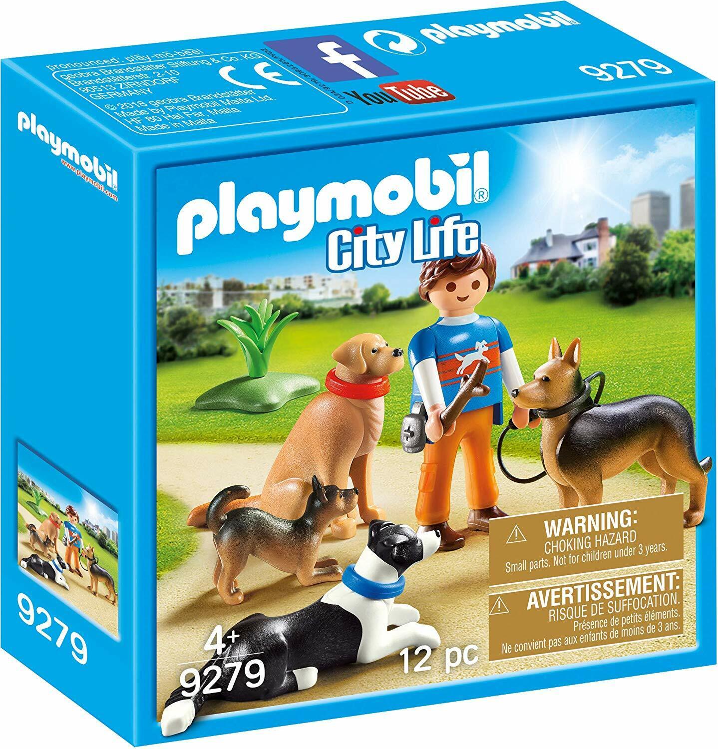 playmobil dog training set