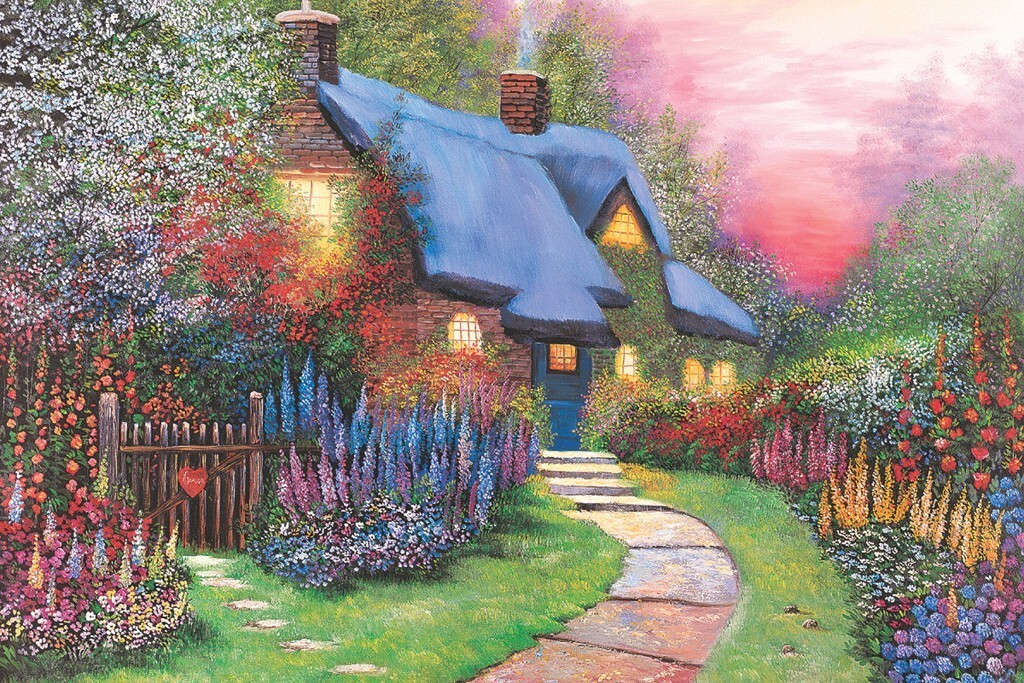 Buy Tomax - Floral Cottage Puzzle 1500pc