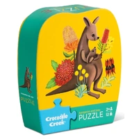 Crocodile Creek - Kangaroo & Joey Mini Puzzle 12pc