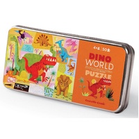 Crocodile Creek - Dino World Tin Puzzle 50pc