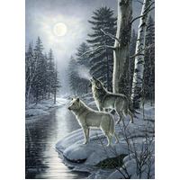 Cobble Hill - Wolves by Moonlight Puzzle 1000pc