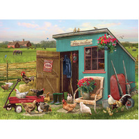 Cobble Hill - Happy Hen House Puzzle 1000pc