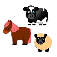 Djeco - Farm Animals Sticker Set