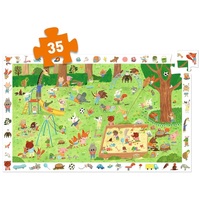 Djeco - Little Friends Garden Observation Puzzle 35pc