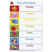 Learning Can Be Fun - Days of the Week & Months of the Year Poster