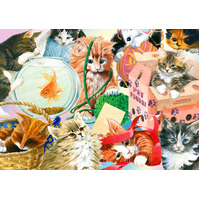 Enjoy - Curious Cats Puzzle 1000pc