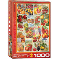 Eurographics - Fruit Seed Catalogue Covers Puzzle 1000pc