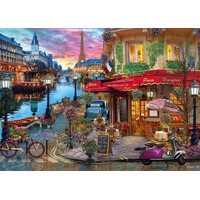 Gibsons - Sunset on the Seine Large Piece Puzzle 500pc