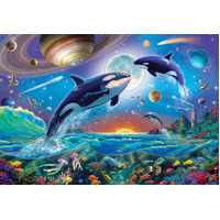 Holdson - Gallery, Space Whales Large Piece Puzzle 300pc