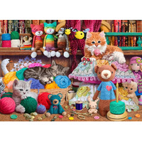 Holdson - Cat Napping Crochet Kittens Puzzle 1000pc