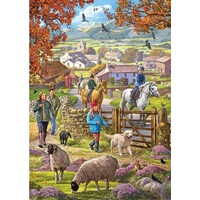 Holdson - Horse & Hound Autumn Walk Puzzle 1000pc