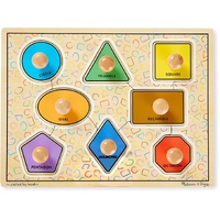 Melissa & Doug - Large Shapes Jumbo Knob Puzzle 8pc