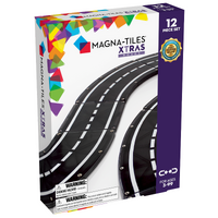 Magna-Tiles - XTRAS Roads - 12 Piece Set