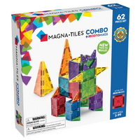 Magna-Tiles - Combo + microMAGS - 62 Piece Set