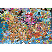 Piatnik - The Pink Pirate Puzzle 1000pc