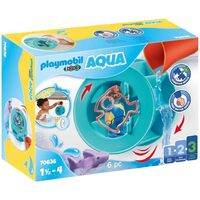 Playmobil - 1.2.3 Aqua Water Wheel with Baby Shark 70636