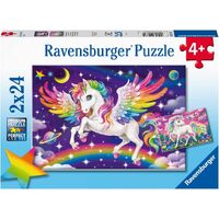 Ravensburger - Unicorn and Pegasus Puzzle 2x24pc