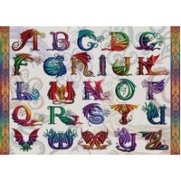 Ravensburger - Dragon Alphabet Puzzle 1000pc