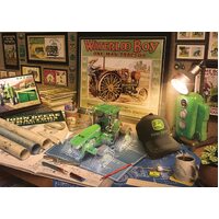 Ravensburger - John Deere Work Desk Large Format Puzzle 500pc