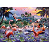 Ravensburger - Pink Flamingos Puzzle 1000pc