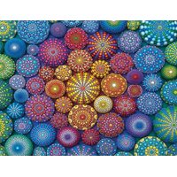 Ravensburger - Radiating Rainbow Mandalas Puzzle 2000pc