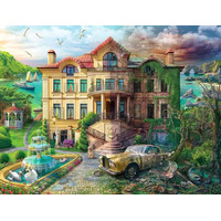 Ravensburger - Now & Then, Cove Manor Echoes Puzzle 2000pc