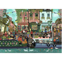 Ravensburger - Riverside Town Puzzle 1000pc