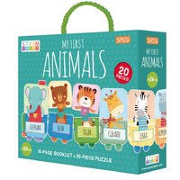 Sassi - My First Animals Puzzle & Book Set