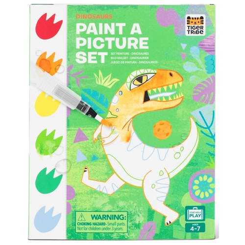 Tiger Tribe - Paint-a-Picture Set - Dinosaurs