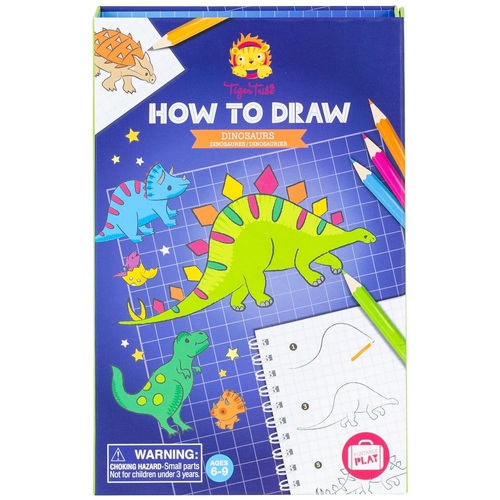 Tiger Tribe - How to Draw - Dinosaurs