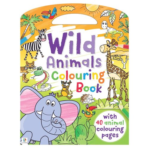 Buy Hinkler Wild Animals Colouring Book