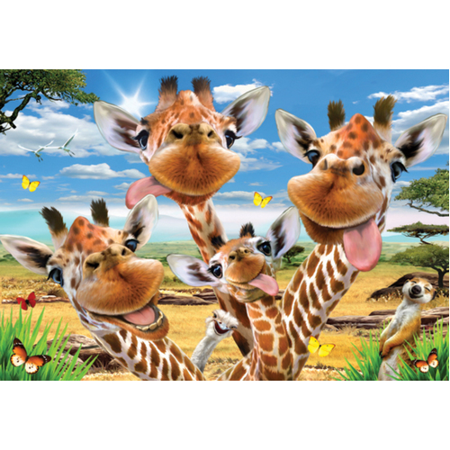 Anatolian - Giraffe Selfie Puzzle 500pc