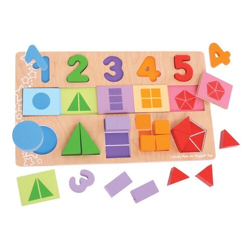 Bigjigs - Fractions Puzzle