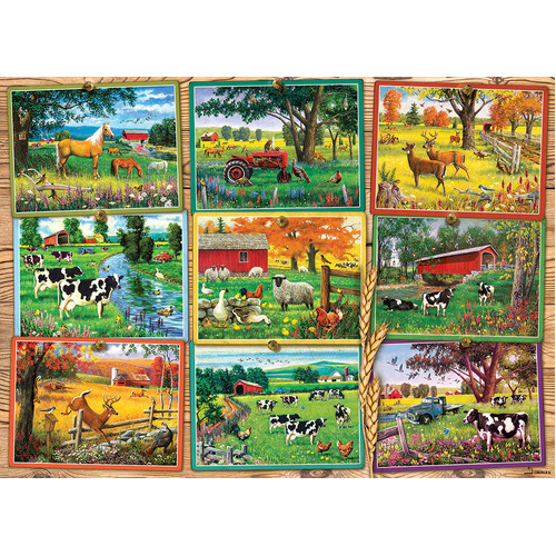 Cobble Hill - Postcards From The Farm Puzzle 1000pc