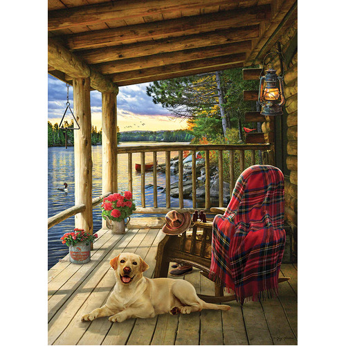 Cobble Hill - Cabin Porch Puzzle 1000pc