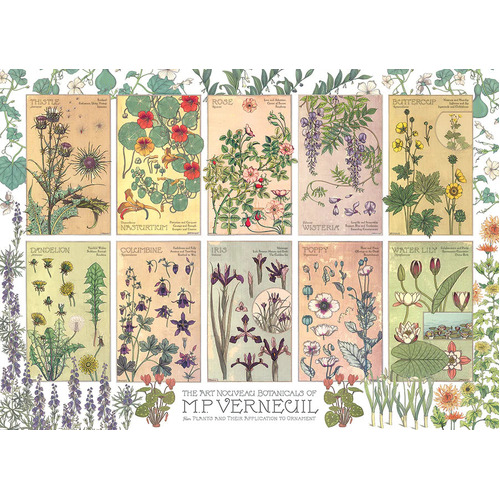 Cobble Hill - Botanicals by Verneuil Puzzle 1000pc