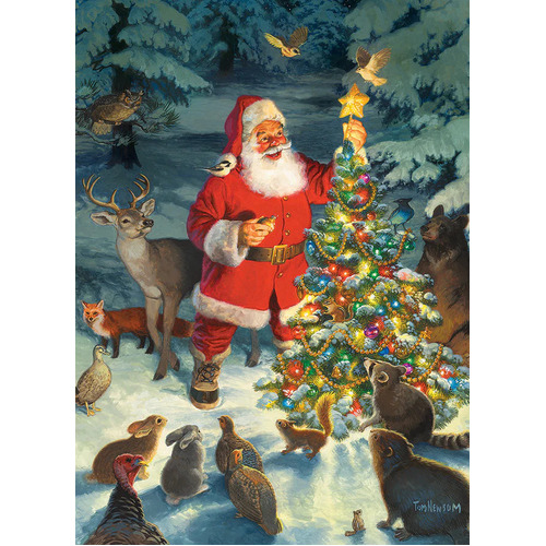 Cobble Hill - Santa's Tree Puzzle 1000pc