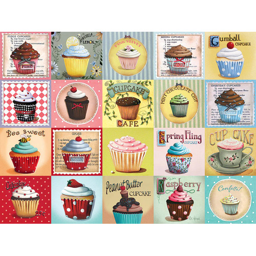 Cobble Hill - Cupcake Cafe Large Piece Puzzle 275pc