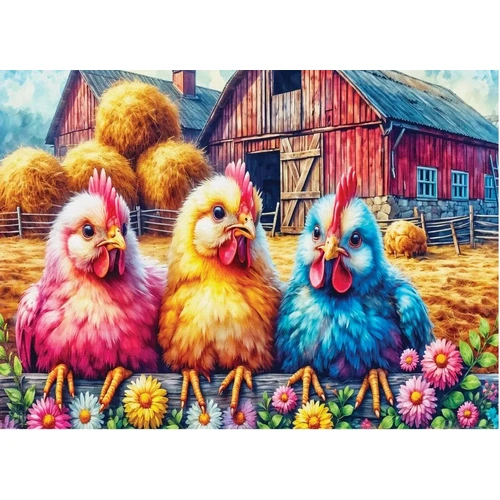 Delfy - Egg-Citing Trio Puzzle 1000pc