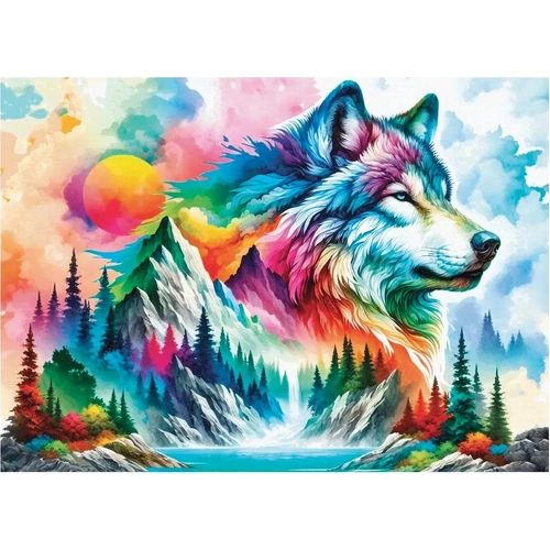 Delfy - Wolf Of Many Hues Puzzle 1000pc