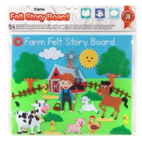 Learning Can Be Fun - Felt Story Board Farm