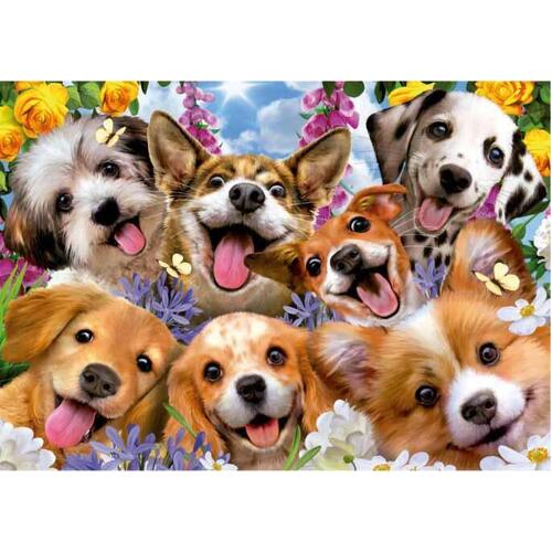 Educa - Puppies Selfie Puzzle 1000pc