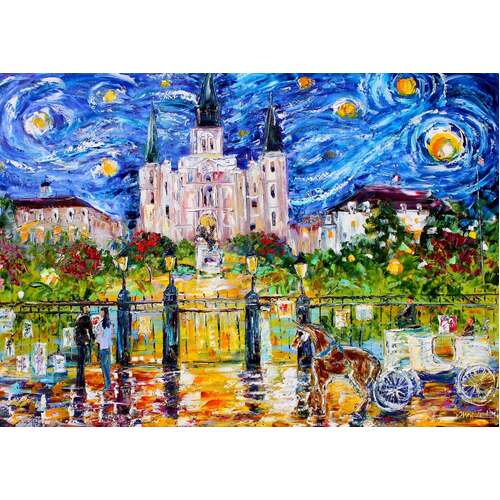 Enjoy - Jackson Square, New Orleans Puzzle 1000pc