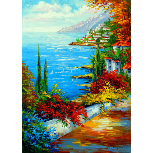 Enjoy - Town by the Sea Puzzle 1000pc