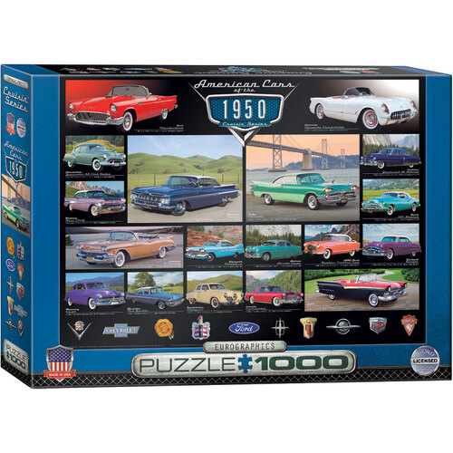 Eurographics - Crusin' Classics 1950's Puzzle 1000pc