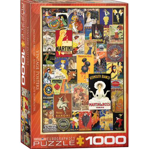 Eurographics - Variety Vintage Posters Puzzle 1000pc