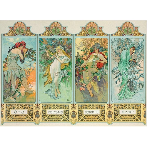 Eurographics - Mucha, The Four Seasons Puzzle 1000pc