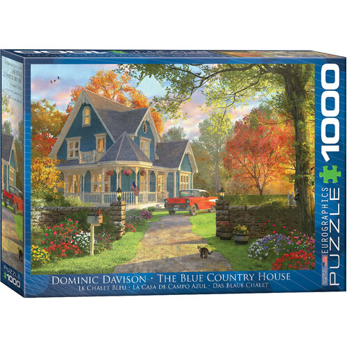 Eurographics -The Blue Country House Puzzle 1000pc